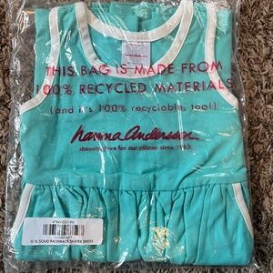 NEW in package Hanna Andersson racerback skater dress with pockets tide pool 3T